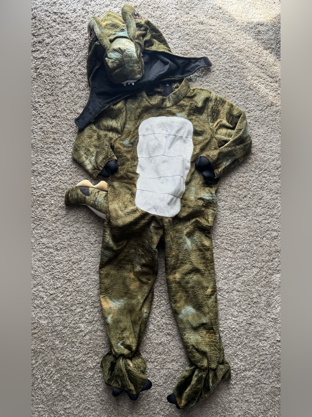 Spooktacular Creations T-Rex Dinosaur Costume Jumpsuit Size 3-4